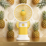 Ananas Tasarımlı Mini Masa Fanı – 3 Kademeli USB Vantilatör