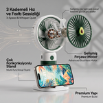 Avokado Tasarımlı Mini Masa Fanı – 3 Kademeli USB Vantilatör